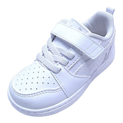 Sneakers unisex con strappo e lacci elastici similpelle white-lt.gray (lojacono) - Puma