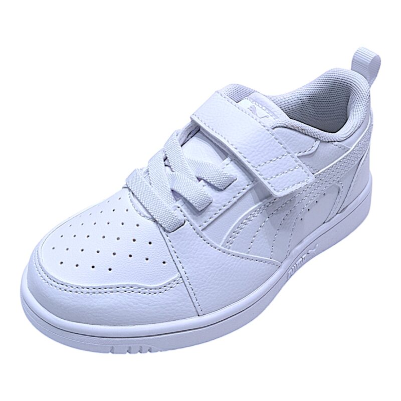 Sneakers unisex con strappo e lacci elastici similpelle white-lt.gray (lojacono) - Puma