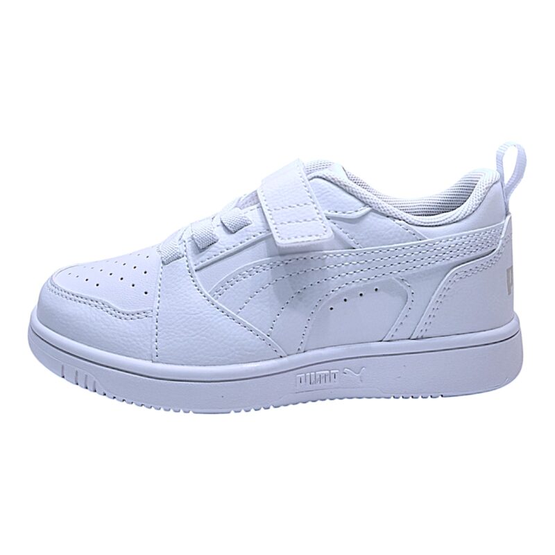Sneakers unisex con strappo e lacci elastici similpelle white-lt.gray (lojacono) - Puma