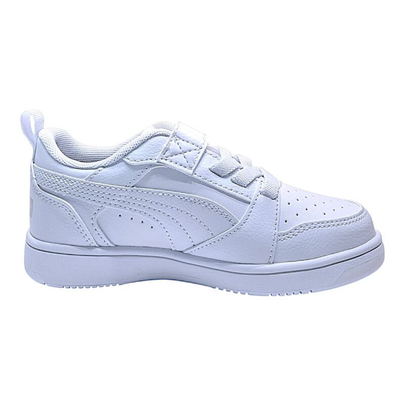 Sneakers unisex con strappo e lacci elastici similpelle white-lt.gray (lojacono) - Puma