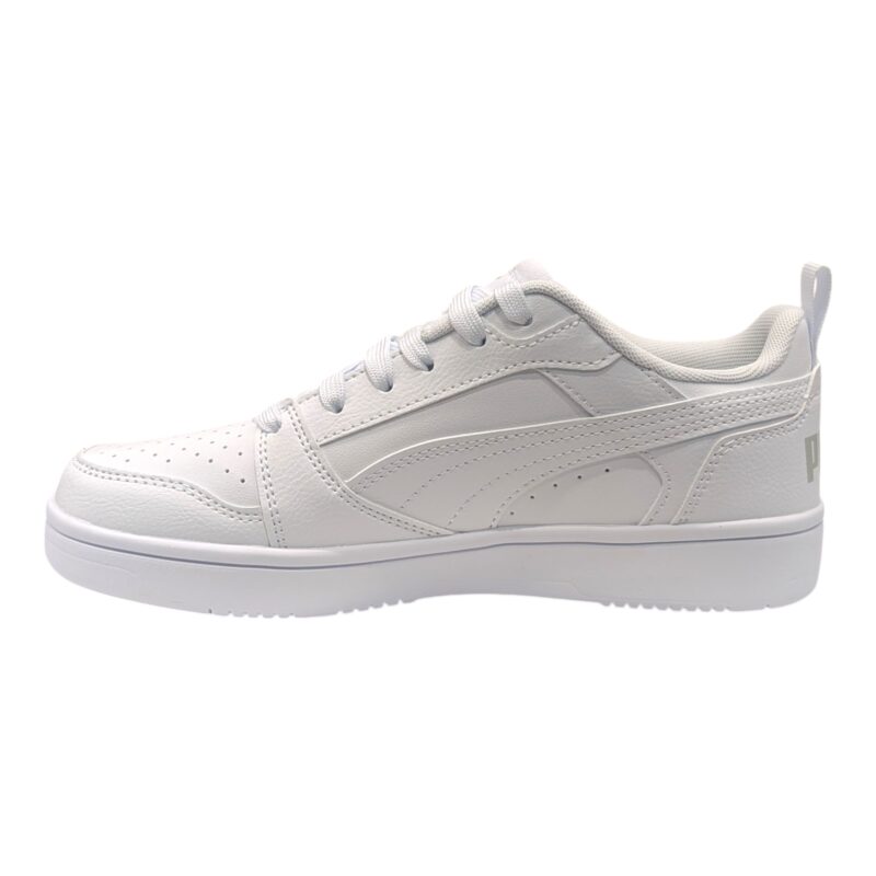 Sneakers unisex similpelle con lacci elastici white-grey (lojacono) - Puma (