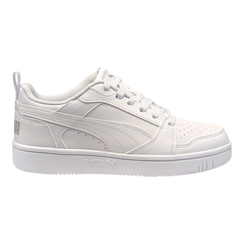 Sneakers unisex similpelle con lacci elastici white-grey (lojacono) - Puma (
