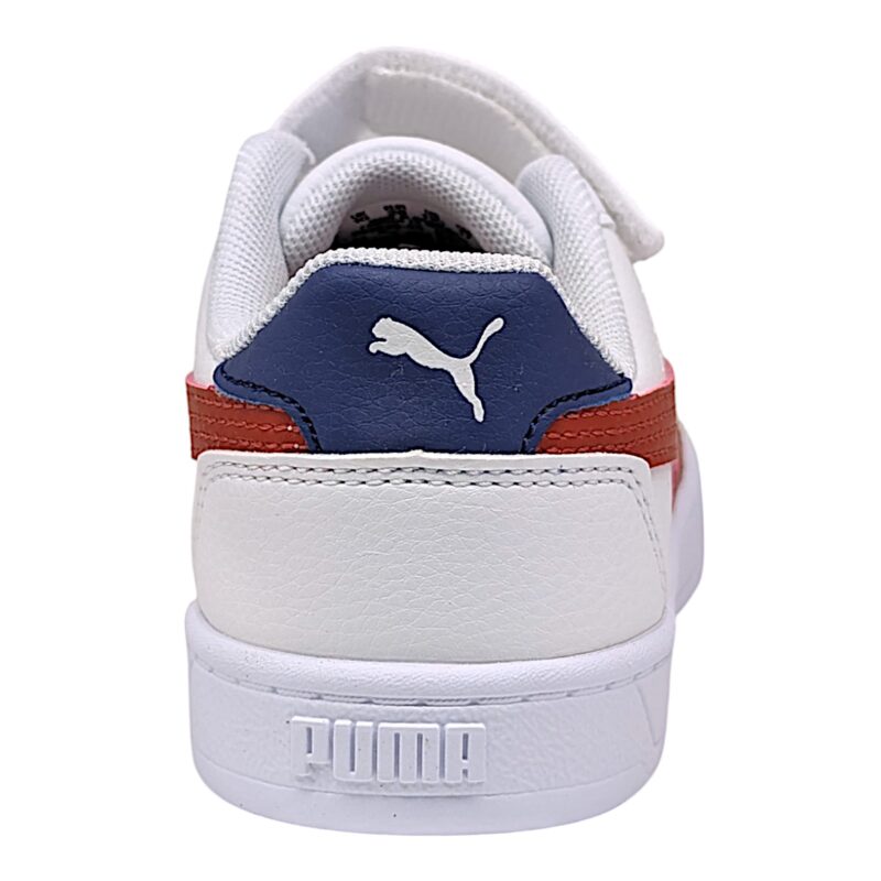 Sneakers unisex similpelle con strappo e lacci elastici white-red-blue-crystal (lojacono) - Puma