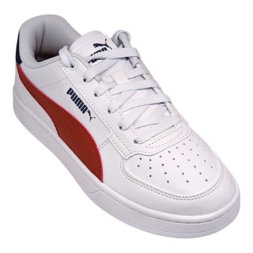 Sneakers unisex similpelle con lacci elastici white-red-blue-crystal (lojacono) - Puma