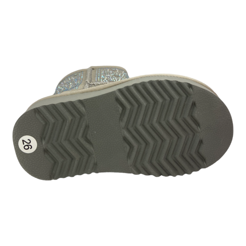 Stivale Olivia per bambina grigio chiaro in pelle scamosciata - Lelli Kelly