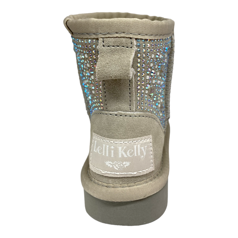 Stivale Olivia per bambina grigio chiaro in pelle scamosciata - Lelli Kelly