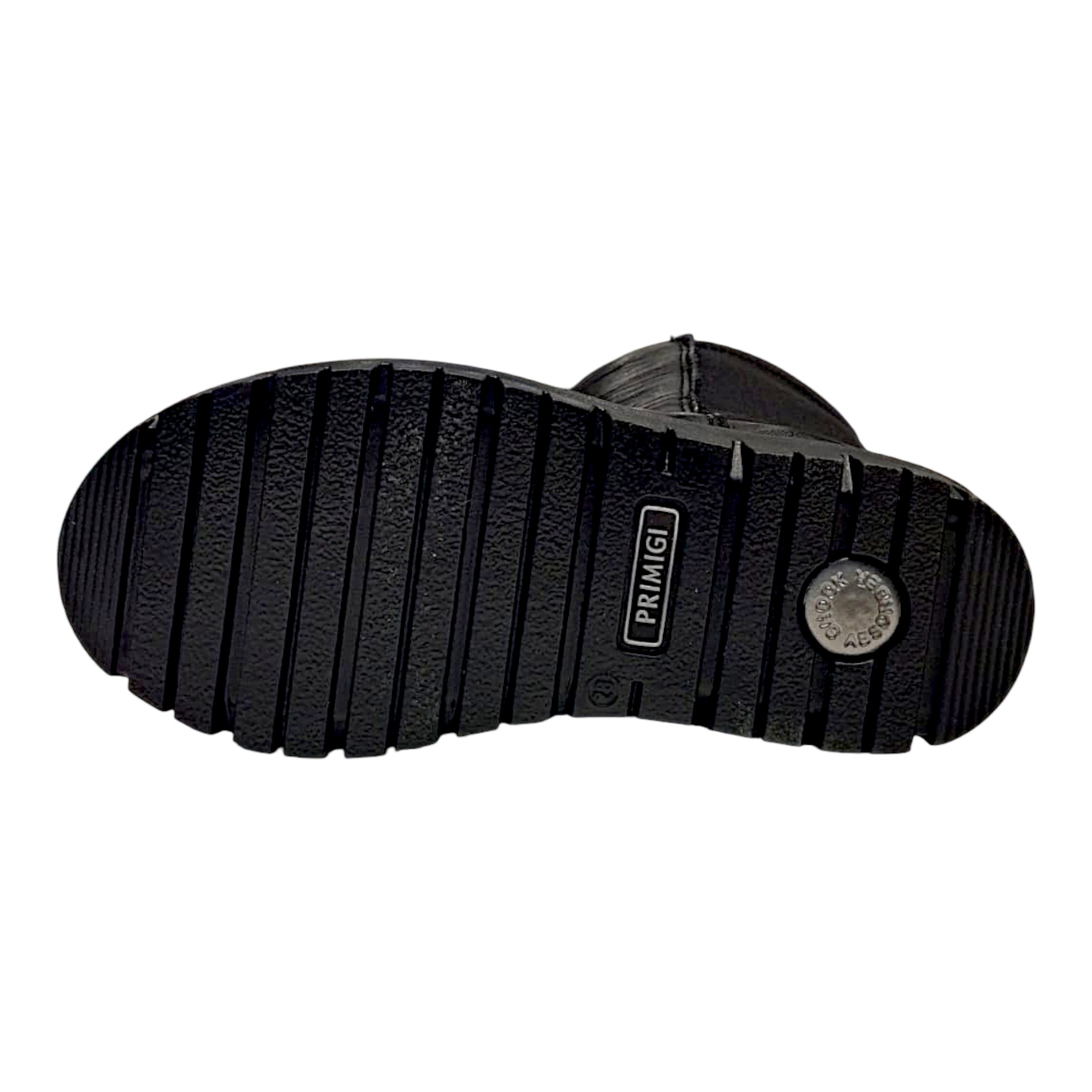 Stivale nero con fascia laterale elastica e zip - Primigi