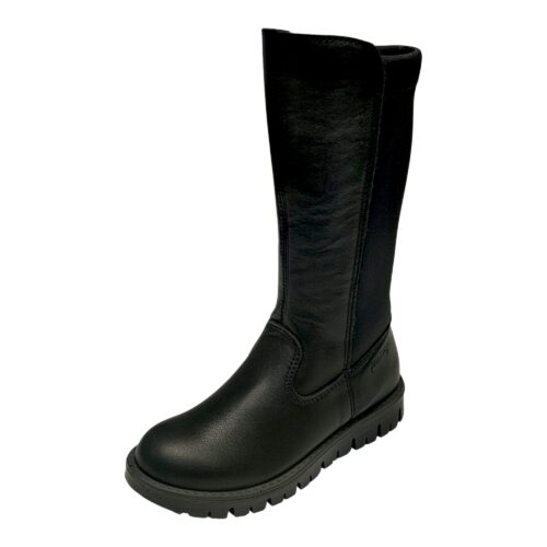 Stivale nero con fascia laterale elastica e zip - Primigi