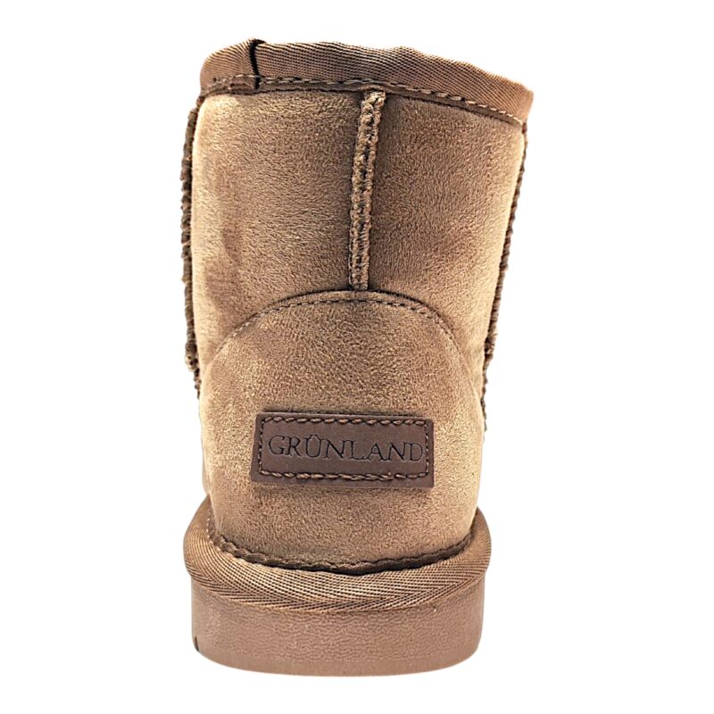 Stivaletti invernali unisex in tessuto stile UGG color beige-taupe - Grünland 4 Stivaletti invernali stile UGG taupe in tessuto unisex - Grünland