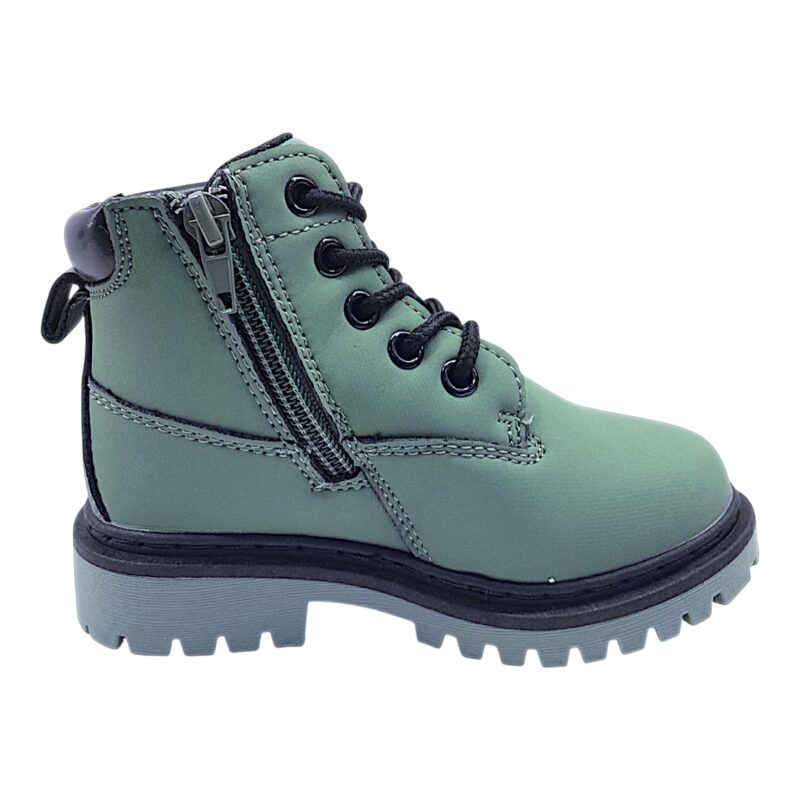 Stivaletto invernale verde per bambino tipo Timberland con dinosauri – Alek Moda Silver 2 Stivaletto invernale verde per bambino tipo Timberland con dinosauri – Alek Moda Silver