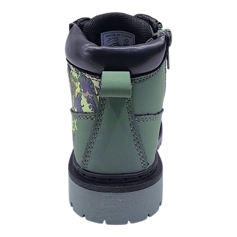 Stivaletto invernale verde per bambino tipo Timberland con dinosauri – Alek Moda Silver 4 Stivaletto invernale verde per bambino tipo Timberland con dinosauri – Alek Moda Silver