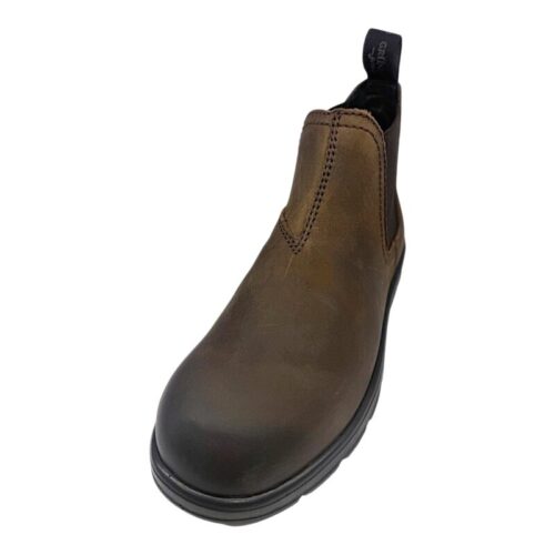 Stivaletto polacchino marrone unisex con fascia elastica color testa di moro - Grünland