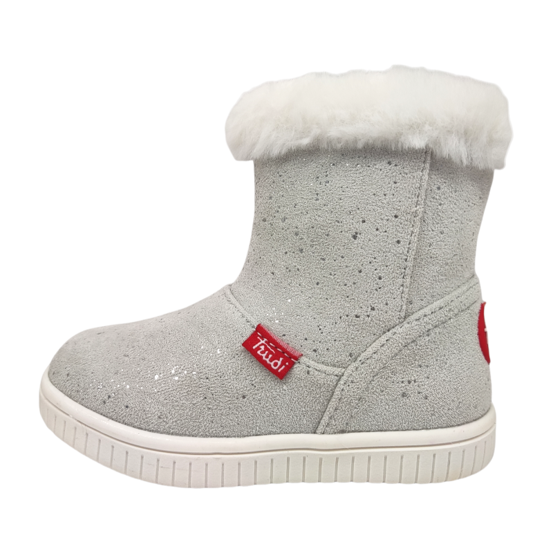 Stivaletto preppy white-silver per bambina - Trudi