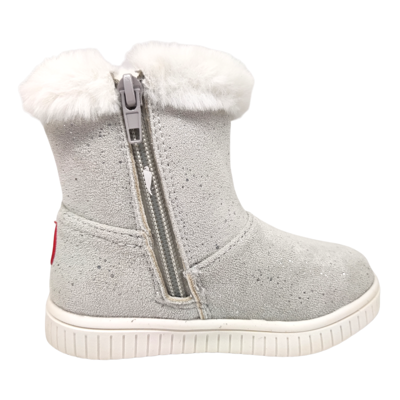 Stivaletto preppy white-silver per bambina - Trudi