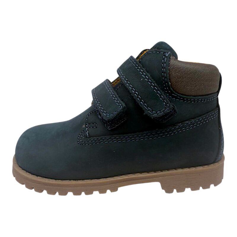 Stivaletto, scarponcino polacco blu per bambino con doppio strappo - Grünland 3 Stivaletto, scarponcino polacco blu per bambino con doppio strappo - Grünland