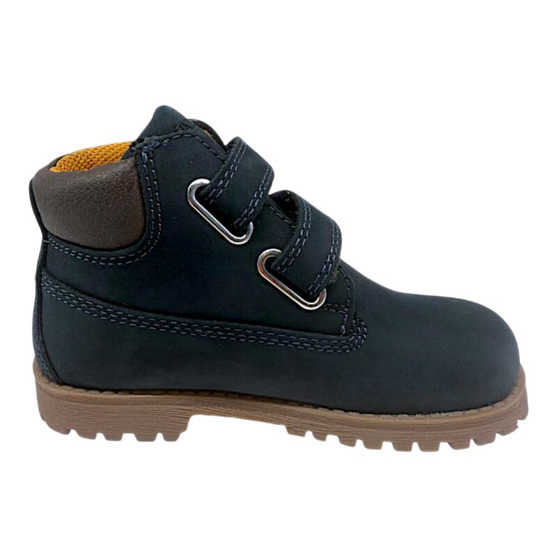 Stivaletto, scarponcino polacco blu per bambino con doppio strappo - Grünland 2 Stivaletto, scarponcino polacco blu per bambino con doppio strappo - Grünland