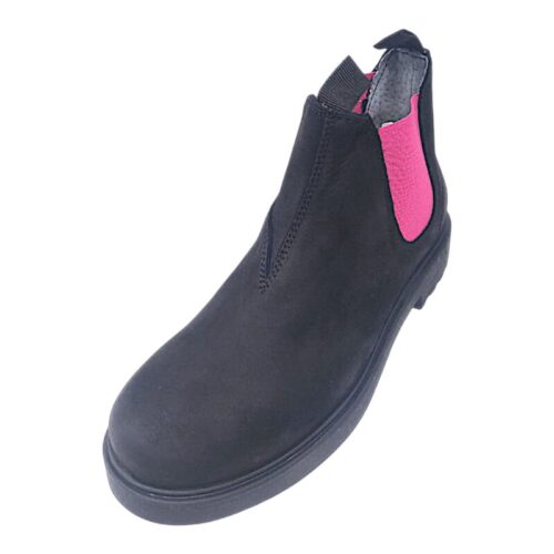 Tronchetto Tundra nero con elastico fuxia da bambina – Chiara Luciani