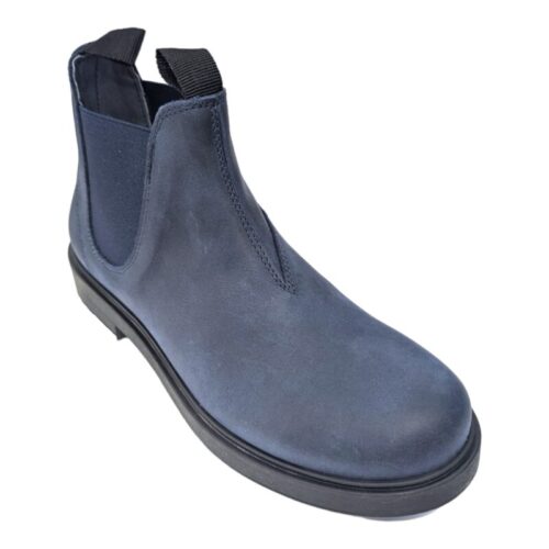 Tronchetto, stivaletto tundra blu per bambino con elastico - Chiara Luciani
