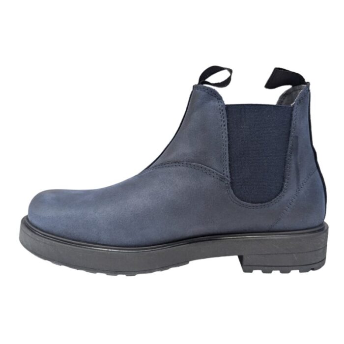 Tronchetto, stivaletto tundra blu per bambino con elastico - Chiara Luciani