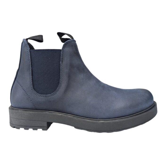Tronchetto, stivaletto tundra blu per bambino con elastico - Chiara Luciani
