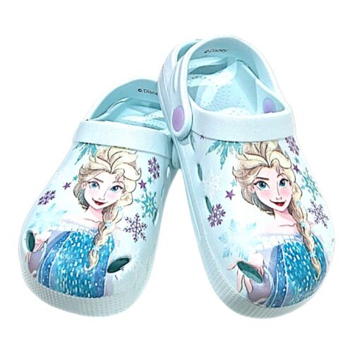Ciabattina per bambina tipo Crocs Frozen celeste con fascetta posteriore – Alek Moda Silver 3 WhatsApp Image 2026 02 07 at 12.21.00