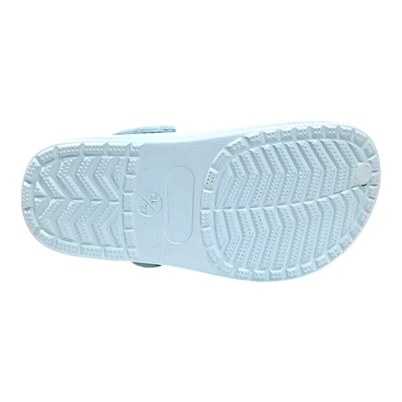 Ciabattina per bambina tipo Crocs Frozen celeste con fascetta posteriore – Alek Moda Silver 2 Ciabattina per bambina tipo Crocs Frozen celeste con fascetta posteriore – Alek Moda Silver - immagine 2