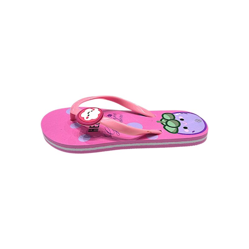Sandalo infradito rosa-lilla per bambina con fantasia kawaii – Giardino d'Oro 4 Sandalo infradito rosa-lilla per bambina con fantasia kawaii – Giardino d'Oro - immagine 4