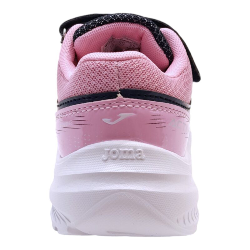 Sneaker sportiva blu-rosa per bambina in tessuto retato e lacci - Joma 4 Sneaker sportiva blu-rosa per bambina in tessuto retato e lacci elastici - Joma